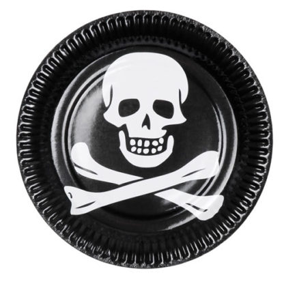 Piatti per festa pirata 6 pezzi