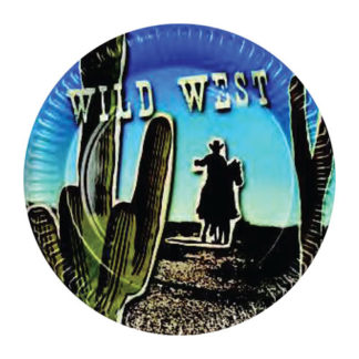 Piatti Wild West 6 pezzi