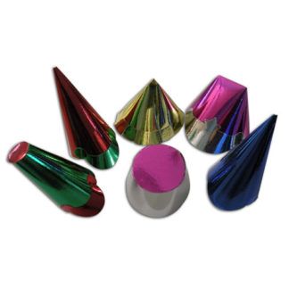 Cappellini metallizzati carta confezione 100 pz.