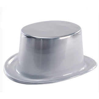 Cilindro metallizzato argento