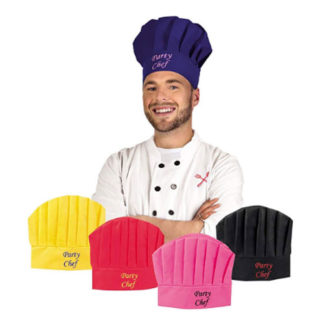 Cappello da cuoco in colori assortiti