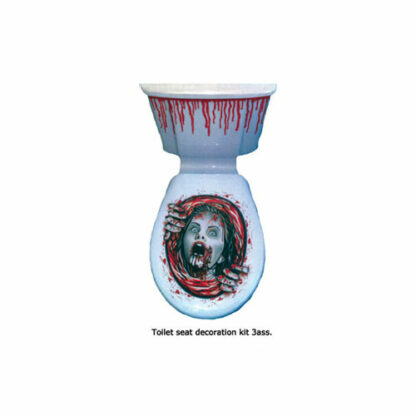 Decoro Zombie Horror pvc per toilet set 2 pz.