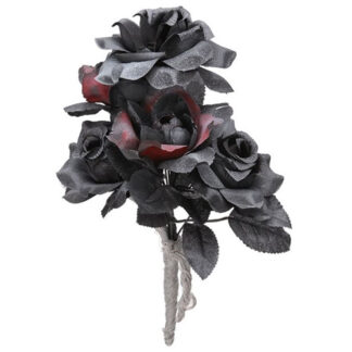 Bouquet sposa dark con rose nere