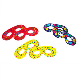 Maschera in cartoncino confezione 6 pezzi