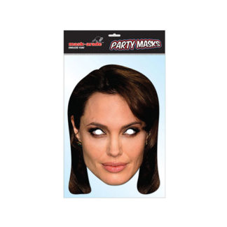 Maschera cinema Angelina Jolie in cartoncino