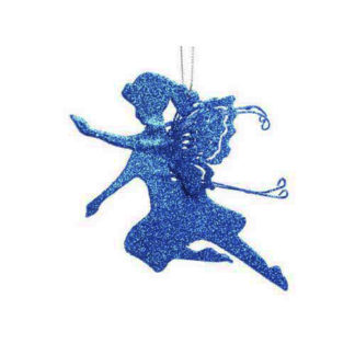 Fatina glitterata blu cm 13,5