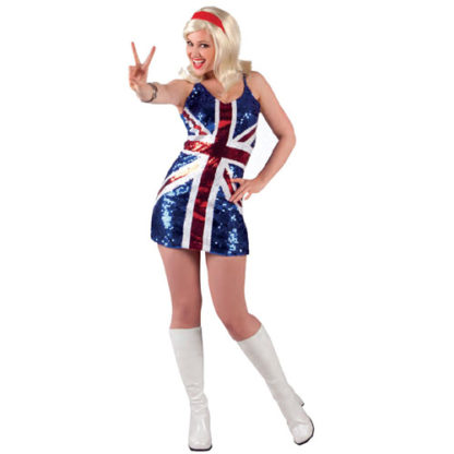 Costume Paillettes Miss UK