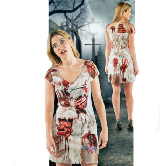 Costume realistic horror Zombie donna tg. 44/46