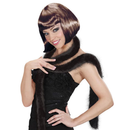 Boa marabou nero