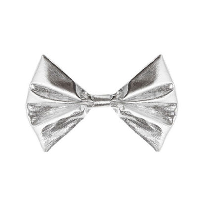 Papillon argento metallizzato