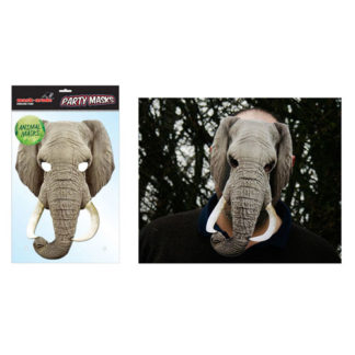 Maschera animale Elefante in cartoncino