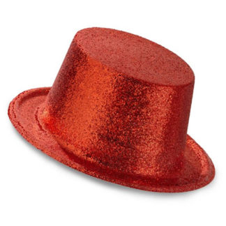 Cilindro Glitter Rosso