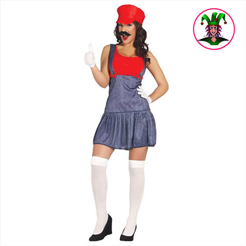 Costume Super Mario Donna Tg. 42/44 - Baraldi Cotillons