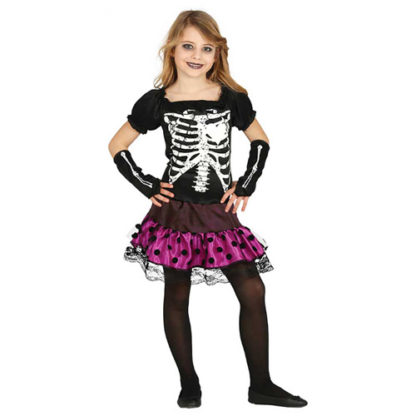 Costume scheletro ragazza 10 - 12 anni