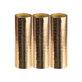 Stelle filanti metallizzate Oro conf 3 pezzi