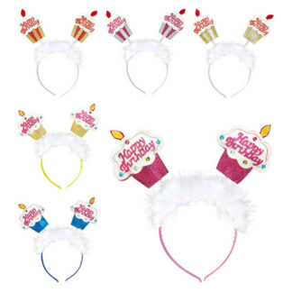 Cerchietto Happy Birthday glitter