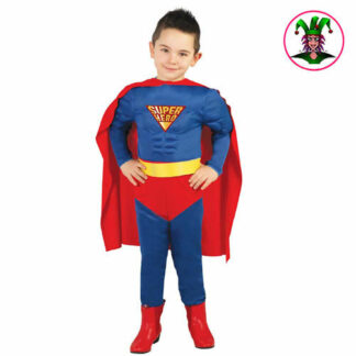 Costume stile Superman Bimbo 5/6 anni