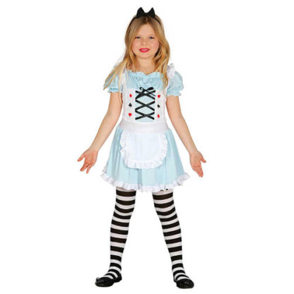 Costume stile Alice nel paese delle meraviglie 7 - 9 anni