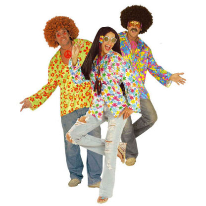 Camicia fiori hippie unisex