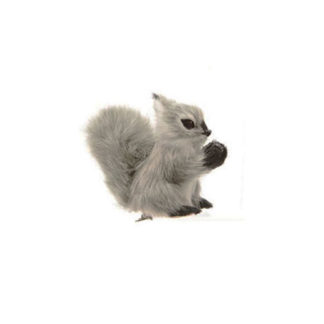 Scoiattolo grigio in peluche cm. 8
