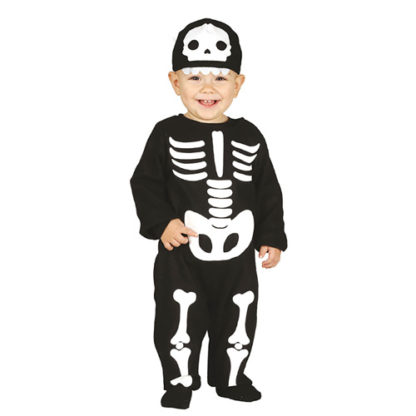 Costume scheletro Baby 6 - 12 mesi