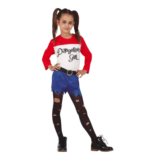 Costume da bambina Harley Quinn 8-10 anni