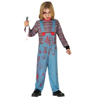Costume Stile Chucky Bambolotto Assassino