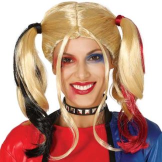 Parrucca stile Harley Quinn - Baraldi Cotillons