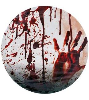 Party Horror piatti insanguinati 8 pezzi