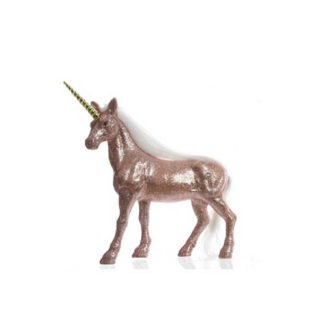 Unicorno Glitterato Blush Pink cm 21