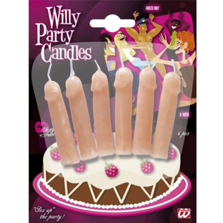 Candela Party Willy conf. 6 pezzi