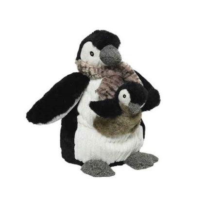 Pinguino con sciarpa e Cucciolo cm. 33