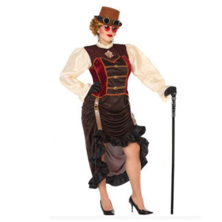 Costume donna stile steampunk tg. 48/50