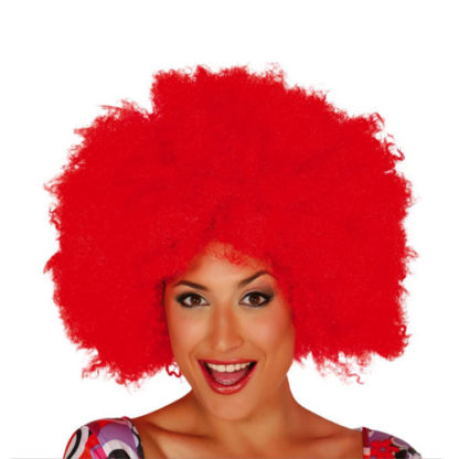 Parrucca Afro Maxi Rossa