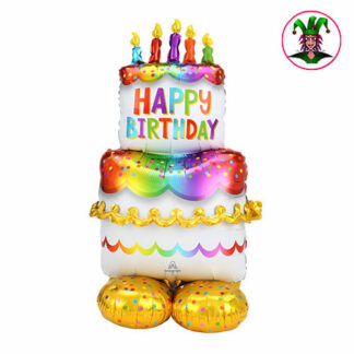 Pallone Foil Birthday Cake cm. 134