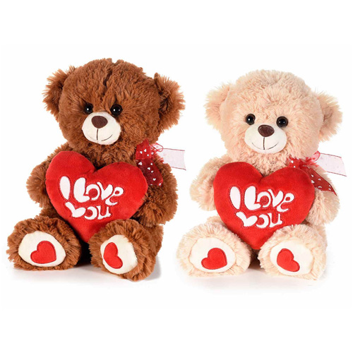 Peluche San Valentino pupazzetti per lui lei, orso, cuscino cagnolone –  hobbyshopbomboniere