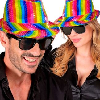 Arcobaleno Cappello stile Borsalino