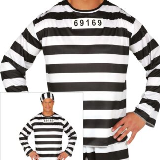 Costume carcerato uomo tg. 52/54