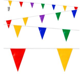 Bandierine PVC Multicolore mt 10