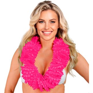 Collana Hawaiana Rosa Premium