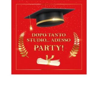 Party Laurea Tovaglioli 20 pezzi