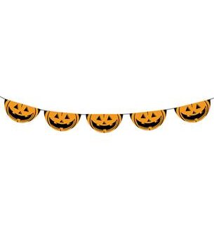 Bandierine con Zucche pvc mt. 5,50