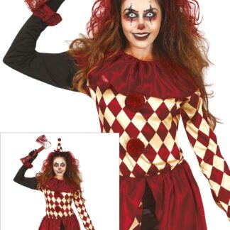 Costume Clown Horror Donna Tg. L