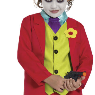 Costume stile Joker Bimbo 10/12 Anni